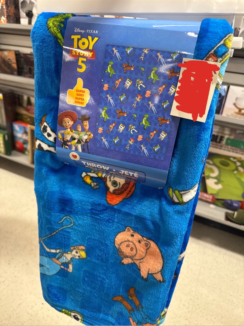 Disney Toy Story 5 Plush Toddler Throw Blanket